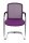 Topstar Besucherstühle Open Chair 100 OC590 T33 lila Stoff, 2 St.