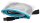 FolderSys Reißverschlussbeutel DIN A7 transparent/hellblau 0,20 cm, 1 St.