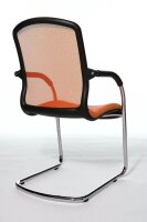Topstar Besucherstühle Open Chair 100 OC590 T34 orange Stoff, 2 St.