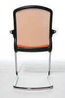 Topstar Besucherstühle Open Chair 100 OC590 T34 orange Stoff, 2 St.