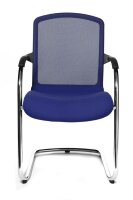 Topstar Besucherstühle Open Chair 100 OC590 T38 royalblau Stoff, 2 St.