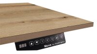 Kerkmann Empfangstheke Marino up & down Für 2 Personen, eiche 328,0 x 98,0 x 112,0 cm