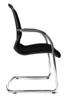 Topstar Besucherstühle Open Chair 110 OC690 T20 schwarz Stoff, 2 St.