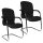 Topstar Besucherstühle Open Chair 110 OC690 T20 schwarz Stoff, 2 St.