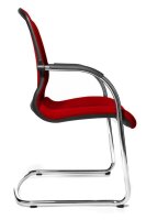 Topstar Besucherstühle Open Chair 110 OC690 T31 rot Stoff, 2 St.