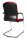 Topstar Besucherstühle Open Chair 110 OC690 T31 rot Stoff, 2 St.