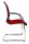 Topstar Besucherstühle Open Chair 110 OC690 T31 rot Stoff, 2 St.