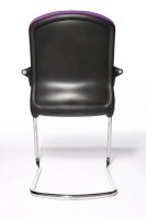 Topstar Besucherstühle Open Chair 110 OC690 T33 lila Stoff, 2 St.