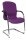 Topstar Besucherstühle Open Chair 110 OC690 T33 lila Stoff, 2 St.