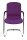 Topstar Besucherstühle Open Chair 110 OC690 T33 lila Stoff, 2 St.