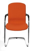 Topstar Besucherstühle Open Chair 110 OC690 T34 orange Stoff, 2 St.