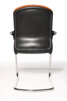 Topstar Besucherstühle Open Chair 110 OC690 T34 orange Stoff, 2 St.