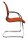 Topstar Besucherstühle Open Chair 110 OC690 T34 orange Stoff, 2 St.