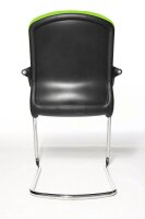 Topstar Besucherstühle Open Chair 110 OC690 T35 grün Stoff, 2 St.