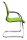 Topstar Besucherstühle Open Chair 110 OC690 T35 grün Stoff, 2 St.