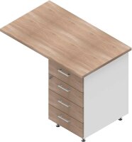 Quadrifoglio Standcontainer weiß, ulme 4...