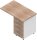 Quadrifoglio Standcontainer weiß, ulme 4 Auszüge Kunststoff-Stangengriff weiß 100,0 x 60,0 x 75,0 cm