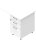 Quadrifoglio Standcontainer weiß 3 Auszüge Kunststoff-Stangengriff weiß 80,0 x 60,0 x 75,0 cm