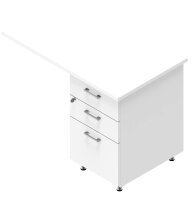 Quadrifoglio Standcontainer weiß 3 Auszüge...