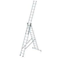 MUNK Vielzweckleiter 11109 silber 3x 11 Sprossen, H:...