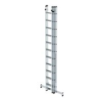 MUNK Vielzweckleiter 11109 silber 3x 11 Sprossen, H: 783,0 cm