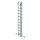 MUNK Vielzweckleiter 11109 silber 3x 11 Sprossen, H: 783,0 cm