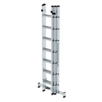 MUNK Vielzweckleiter 11107 silber 3x 7 Sprossen, H: 503,0 cm