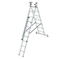 MUNK Vielzweckleiter 11107 silber 3x 7 Sprossen, H: 503,0 cm