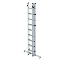 MUNK Vielzweckleiter 11108 silber 3x 9 Sprossen, H: 671,0 cm