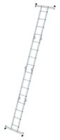 MUNK Gelenkleiter 11111 silber 4x 4 Sprossen, H: 475,0 cm