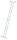 MUNK Gelenkleiter 11111 silber 4x 4 Sprossen, H: 475,0 cm