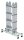 MUNK Gelenkleiter 11111 silber 4x 4 Sprossen, H: 475,0 cm