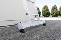 MUNK Gelenkleiter 11144 silber 3x 13 Sprossen, H: 951,0 cm