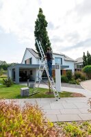 MUNK Gelenkleiter 11144 silber 3x 13 Sprossen, H: 951,0 cm