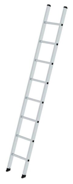 MUNK Anlegeleiter 11149 silber 8 Sprossen, H: 250,0 cm
