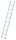 MUNK Anlegeleiter 11149 silber 8 Sprossen, H: 250,0 cm