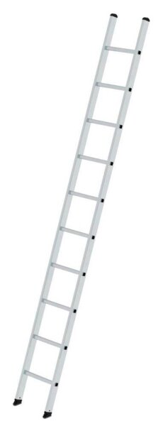 MUNK Anlegeleiter 11150 silber 10 Sprossen, H: 300,0 cm