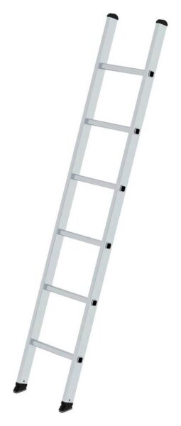MUNK Anlegeleiter 11173 silber 6 Sprossen, H: 190,0 cm