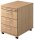 HAMMERBACHER AC30 Rollcontainer eiche 4 Auszüge 42,8 x 58,0 x 59,0 cm