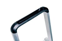 MUNK Stehleiter einseitig 11224 silber 4 Stufen, H: 93,0 cm