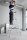 MUNK Stehleiter einseitig 11225 silber 5 Stufen, H: 178,0 cm