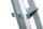 MUNK Stehleiter beidseitig 11236 silber 2x 6 Stufen, H: 139,0 cm