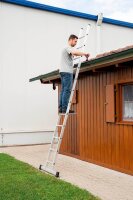 MUNK Anlegeleiter 11412 silber 12 Sprossen, H: 360,0 cm