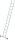 MUNK Anlegeleiter 11412 silber 12 Sprossen, H: 360,0 cm