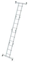 MUNK Gelenkleiter 31322 silber 4x 3 Sprossen, H: 365,0 cm