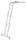 MUNK Gelenkleiter 31322 silber 4x 3 Sprossen, H: 365,0 cm