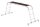 MUNK Gelenkleiter 31322 silber 4x 3 Sprossen, H: 365,0 cm