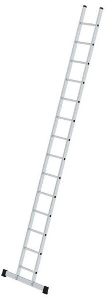 MUNK Anlegeleiter 11414 silber 14 Sprossen, H: 4,20 cm