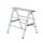 MUNK Arbeitsbock 30401 klappbar silber, H: 81,5 cm