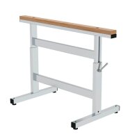 MUNK Arbeitsbock 30400 höhenverstellbar silber, H:...